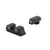 Upgrade your Glock with MEPROLIGHT® Tru-Dot® night sights for enhanced accuracy in all lighting, featuring self-illuminated tritium dots for instinctive aiming.
