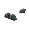 Upgrade your Glock with Meprolight's Tru-Dot® night sights for enhanced accuracy in all conditions, featuring self-illuminated tritium dots for rapid aiming.