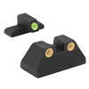 Upgrade your aiming with Meprolight Tru-Dot® night sights, offering enhanced hit probability in all light conditions and easy installation for H&K pistols.