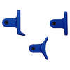 Enhance your shooting experience with the TIMNEY All SHOES FIT Calvin Elite Blue Shoe Kit, featuring adjustable heeled, curved, and straight trigger shoes in vibrant colours.