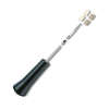 The VFG Power-Line Profi cleaning rod, 992mm long, features a durable stainless steel design, ergonomic handle, and smooth ball bearings for effortless cleaning of calibers .22–6.5mm.