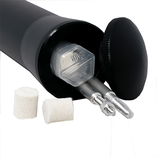 The VFG Pistol Cleaning Rod features a sealed handle, ergonomic design, and smooth ball bearings for efficient cleaning of calibers from .22 and up.