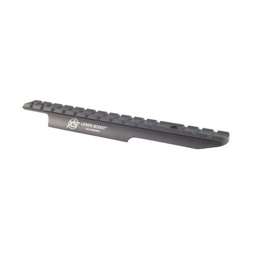 Lightweight XS Sight Systems Lever Action Scout Mount positions your scope for quick, both-eyes-open sighting, with no rifle modifications needed.