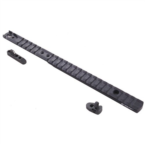 Lightweight, easy-to-install rail with adjustable ghost ring and high-visibility front sight for fast acquisition on Marlin lever rifles, no drilling required.
