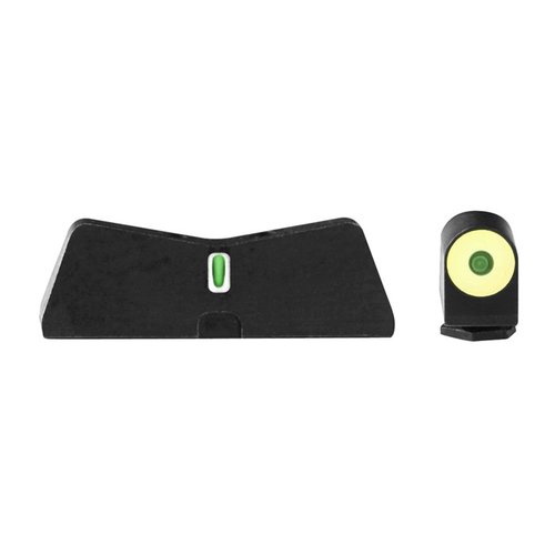 The XS Sights DXT2 Big Dot night sights offer fast, intuitive aiming with tritium illumination for low light, perfect for Glock 9/40 handguns.