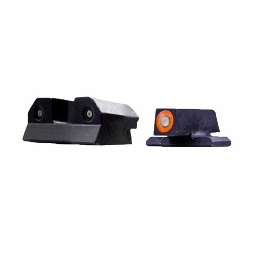 XS® R3D Night Sights offer a bright 3-dot tritium system with Ember™ Glow Dot Technology for superior visibility in all lighting conditions.