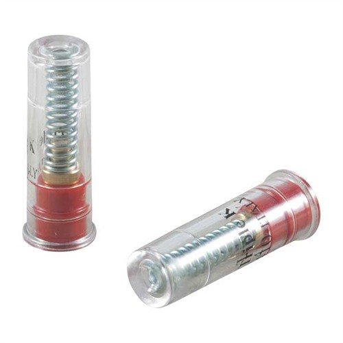 Enhance your dry-fire practice with TRIPLE-K's .410 gauge Deluxe Snap Caps, featuring spring-loaded primers to protect firing pins and a bright design to avoid mix-ups.