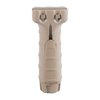 Enhance your firearm control with the TANGODOWN Picatinny Standard Vertical Grip, crafted from tough resin polymer, offering combat-tested reliability in Dark Earth.