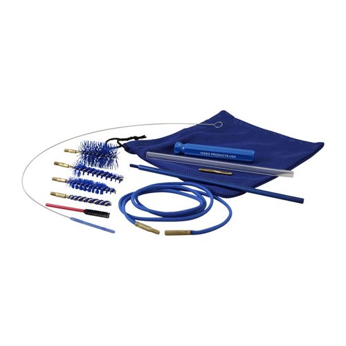 The Iosso Eliminator AR-15 Cleaning Kit features an aluminum rod, durable Nyflex brushes, and a complete set of tools for efficient maintenance of your firearm.