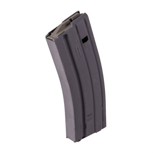 The Brownells AR-15 Magazine 5.56mm 30-RD Aluminium Grey offers durability, lightweight design, and reliable feeding for optimal performance in your firearm.