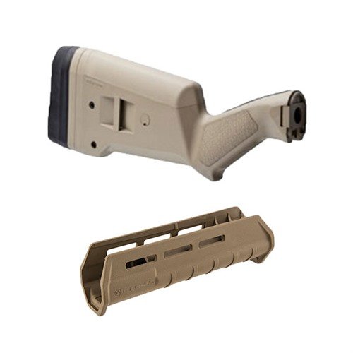 Enhance your Remington 870 with the MAGPUL SGA Buttstock for adaptability and customizable features, paired with a lightweight M-LOK Forend for versatile accessory attachment.