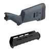 Upgrade your Remington 870 with the adaptable MAGPUL SGA Buttstock and lightweight M-LOK Forend, enhancing customization and compatibility for optimal performance.