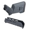 Enhance your Mossberg 500/590/590A1 with the adaptable Magpul SGA Buttstock and lightweight M-LOK Forend, offering customizable features and accessory compatibility.