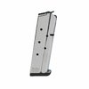 Experience unmatched reliability with Ed Brown's 10mm 8rd stainless magazines, featuring a heat-treated steel body, self-levelling follower, and versatile base pads.