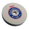 The BACON FELT COMPANY 6" Soft Felt Polishing Wheel features a 1" arbor, includes adapters, and is ideal for achieving a professional finish in gunsmithing.