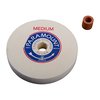 Achieve a professional finish with Bacon Felt Company's 6" Medium Felt Polishing Wheel, featuring precise density and included adapters for versatile use.