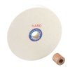 Achieve a professional finish with Bacon Felt Company's 6" Hard Felt Polishing Wheel, featuring a 1/2" arbor, ideal for various polishing grits.