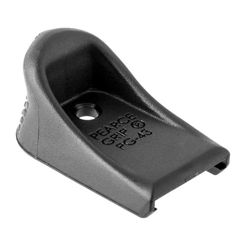 Enhance grip and control with the Pearce Grip Extension for Glock® 43, providing comfort without increasing magazine capacity or weight.
