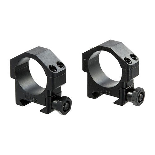 The Badger Ordnance 30mm Standard Steel Scope Rings offer exceptional strength to withstand heavy recoil, ensuring reliable performance and durability for your optics.
