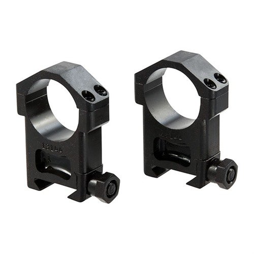 The BADGER ORDNANCE 30mm Ultra High Steel Scope Rings offer unmatched strength, securely holding heavy scopes on hard-recoiling guns with optimal height for AR-15 and more.