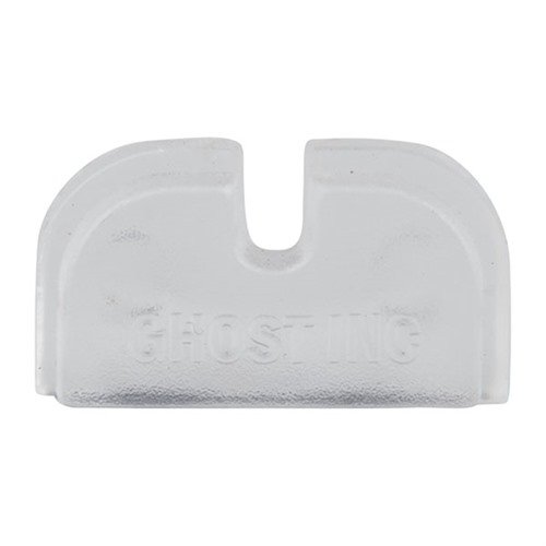 The GHOST Armorer's Slide Cover Plate ensures easy, error-free installation of Ghost Rocket 3.5 and Tactical 5.0 trigger connectors, with clear visibility of sear and firing pin.