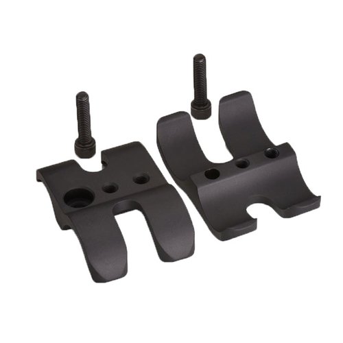 The Nordic Components Magazine Extension Support Clamp offers lightweight aluminum support, reduces recoil vibration, and features a low-profile design for easy handling.