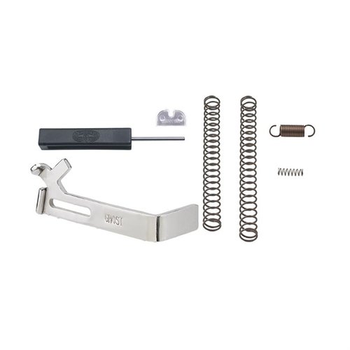 Enhance your Glock® with the ROCKET 3.5 Trigger Kit, offering reduced over-travel, fast reset, and a self-cleaning connector for improved reliability.