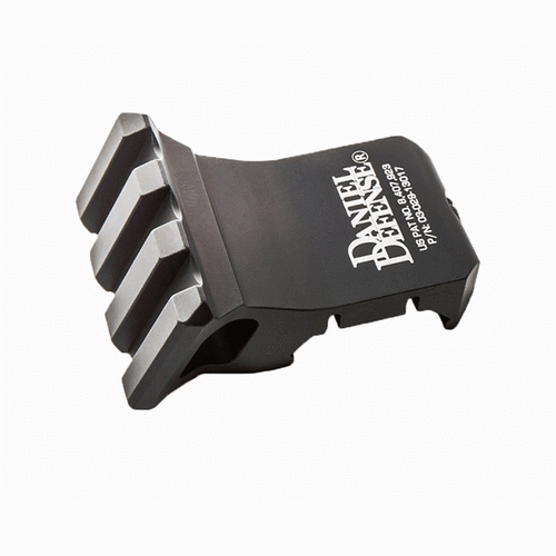 The Daniel Defense One O'Clock Offset Rail offers lightweight, low-profile mounting for optics and lights, ensuring quick transitions and minimal obstruction.