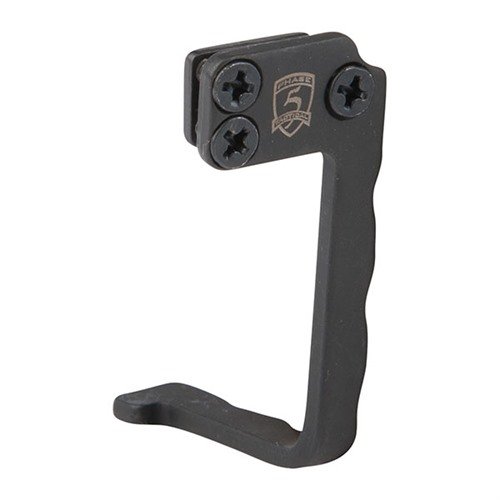 Enhance your AR-15/M16 with the Phase 5 Tactical EBRv1 Extended Bolt Release for faster mag changes and jam clearing, crafted from durable machined steel.