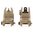 MAGPUL MBUS SIGHT SET FLIP-UP POLYMER FOR AR-15 FDE