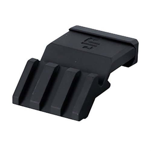 The J P Enterprises 45 Degree Offset Adapter allows quick mounting of picatinny accessories at a 45° angle, ensuring optimal accuracy and versatility for all shooters.