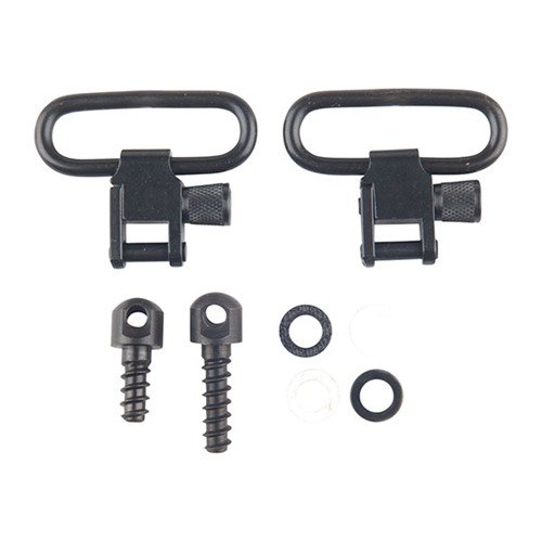 GROVTEC US 1-1/4" Rifle Sling Swivel Set features all-steel construction with a quick-release system, ensuring durability and versatility for multiple rifles.