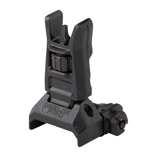 The Magpul MBUS Pro features all-steel construction, tool-free elevation adjustment, and a low-profile design, ensuring reliability and compatibility on any 1913 Picatinny rail.
