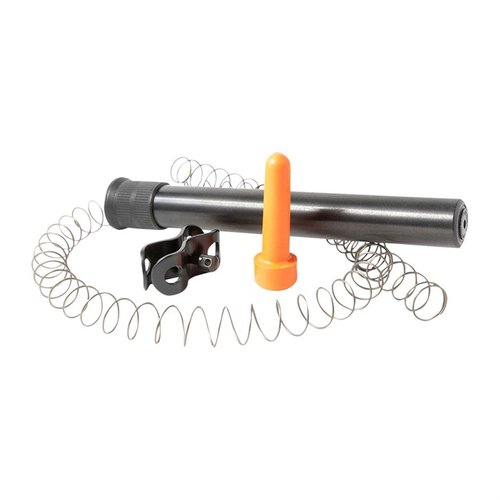 Enhance your Benelli Nova with Carlson's magazine extensions, crafted from blued steel, allowing extra rounds for home defense, competition, and law enforcement.
