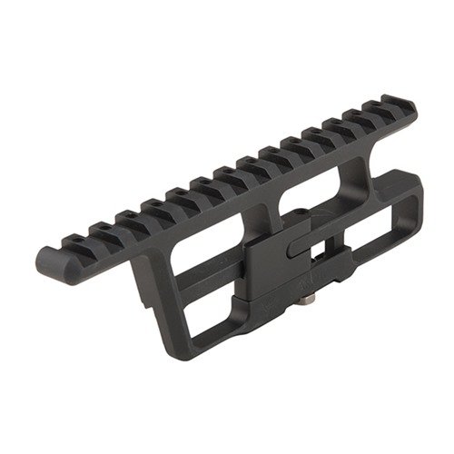 Customize your AK with the RS Regulate M10 rail, featuring lightweight 6061 T6 aluminum, co-witness optics, and secure zero retention for reliable performance.