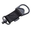 The Magpul MS1/MS3 QD Adapter enables quick transition from one to two-point sling configurations, featuring durable hardware and snag-free webbing for comfort.