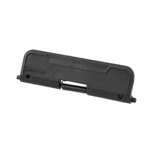 The Strike Industries Ultimate Dust Cover allows quick attachment/detachment in 5-10 seconds, made from durable high-density polymer with adjustable detent.