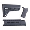 Enhance your AR-15 with Magpul's MOE-SL furniture set, featuring a sleek stock, versatile M-LOK handguard, and ergonomic grip for superior control and comfort.