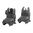 MAGPUL MBUS SIGHT SET FLIP-UP POLYMER FOR AR-15 GRAY