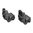 MAGPUL MBUS SIGHT SET FLIP-UP POLYMER FOR AR-15 GRAY