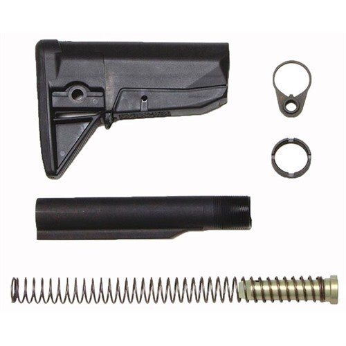 The BCMGUNFIGHTER Stock Assy offers a robust, collapsible design with high-quality impact-resistant polymers, ensuring durability and performance for your AR-15.
