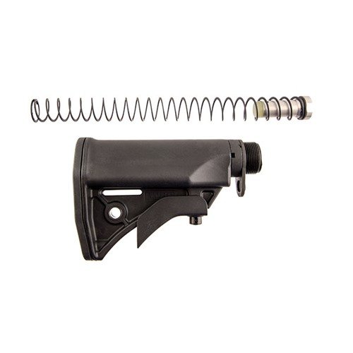 The LWRC International UCIW stock system shortens your AR's length by an inch, offering lightweight construction, easy adjustments, and reliable performance.