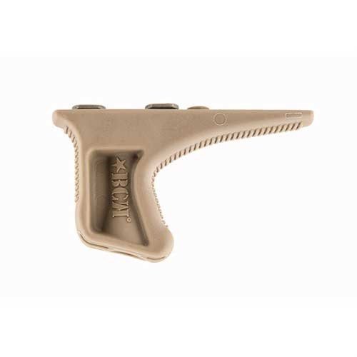 The KEYMOD BCMGUNFIGHTER KAG Angled Grip offers ergonomic design for positive retention, joint relief, and improved weapon manipulation efficiency.