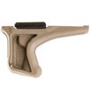 The BCMGUNFIGHTER KAG Angled Grip offers ergonomic forward rake for optimal retention, joint relief, and enhanced weapon manipulation efficiency.