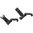 MAGPUL MBUS PRO OFFSET SIGHT SET FLIP UP ADJUSTABLE FOR AR-15 BLACK