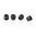 CHALLIS GRIPS 1911 HEX DRIVE GRIP BUSHING, BLUE, OVERSIZE, SLIM, 4 PACK