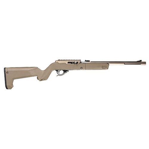 The Magpul X-22 Backpacker Stock for Ruger 10/22 Takedown offers a lightweight, compact design with integrated storage, durable polymer construction, and ergonomic features.