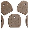 TANGODOWN TACTICAL MAGAZINE FLOOR PLATES FOR GLOCK BROWN