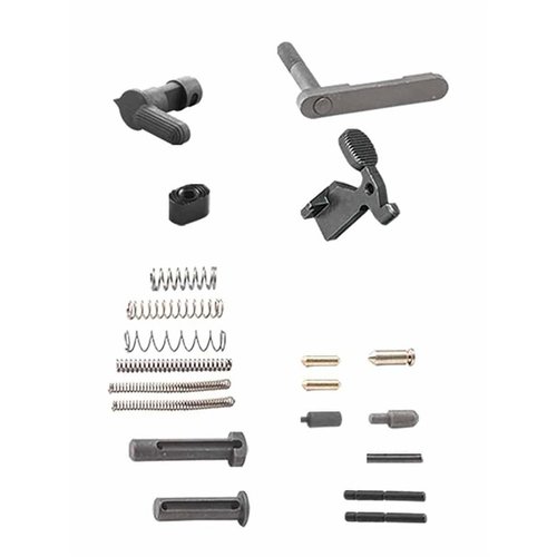 Complete your AR-15 build with Luth-AR's Builder Kit, featuring all essential lower receiver parts, ensuring compatibility and hassle-free assembly!