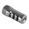 The Area 419 Hellfire Muzzle Brake reduces recoil, enhances control, features a self-timing design, and preserves rifle zero, all in durable stainless steel.